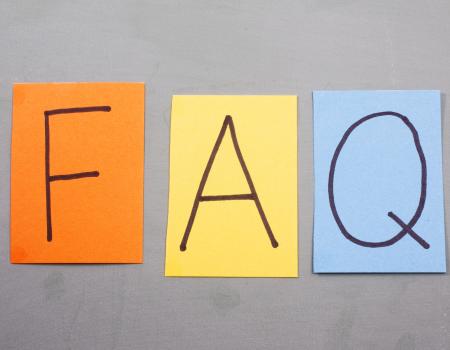 FAQ on stickynotes