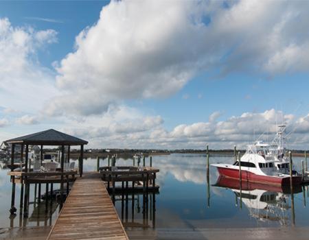 Boat on North Carolina Waters