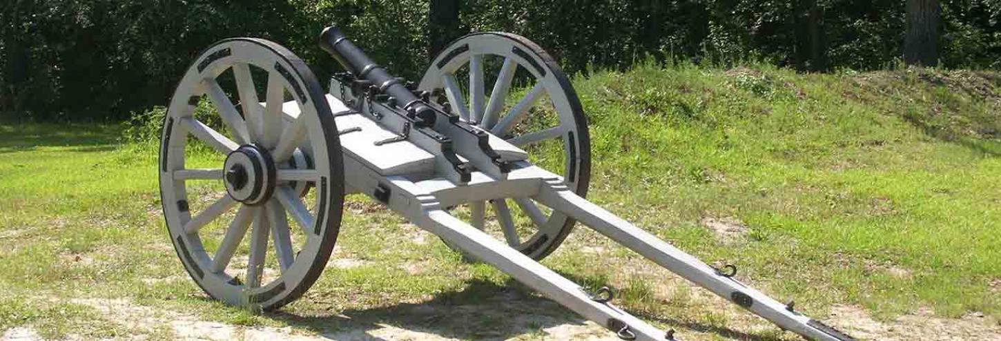 Old equipment at the Moores Creek Battlefield