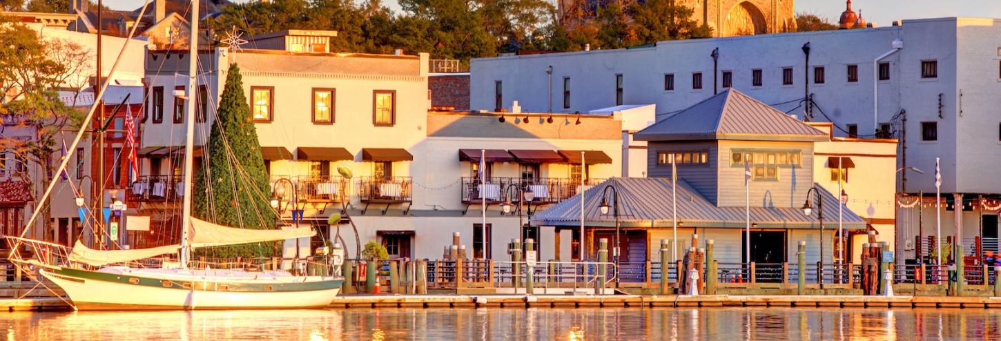 wilmington, nc riverwalk view