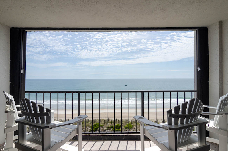 A view from a Wrightsville Beach vacation rental