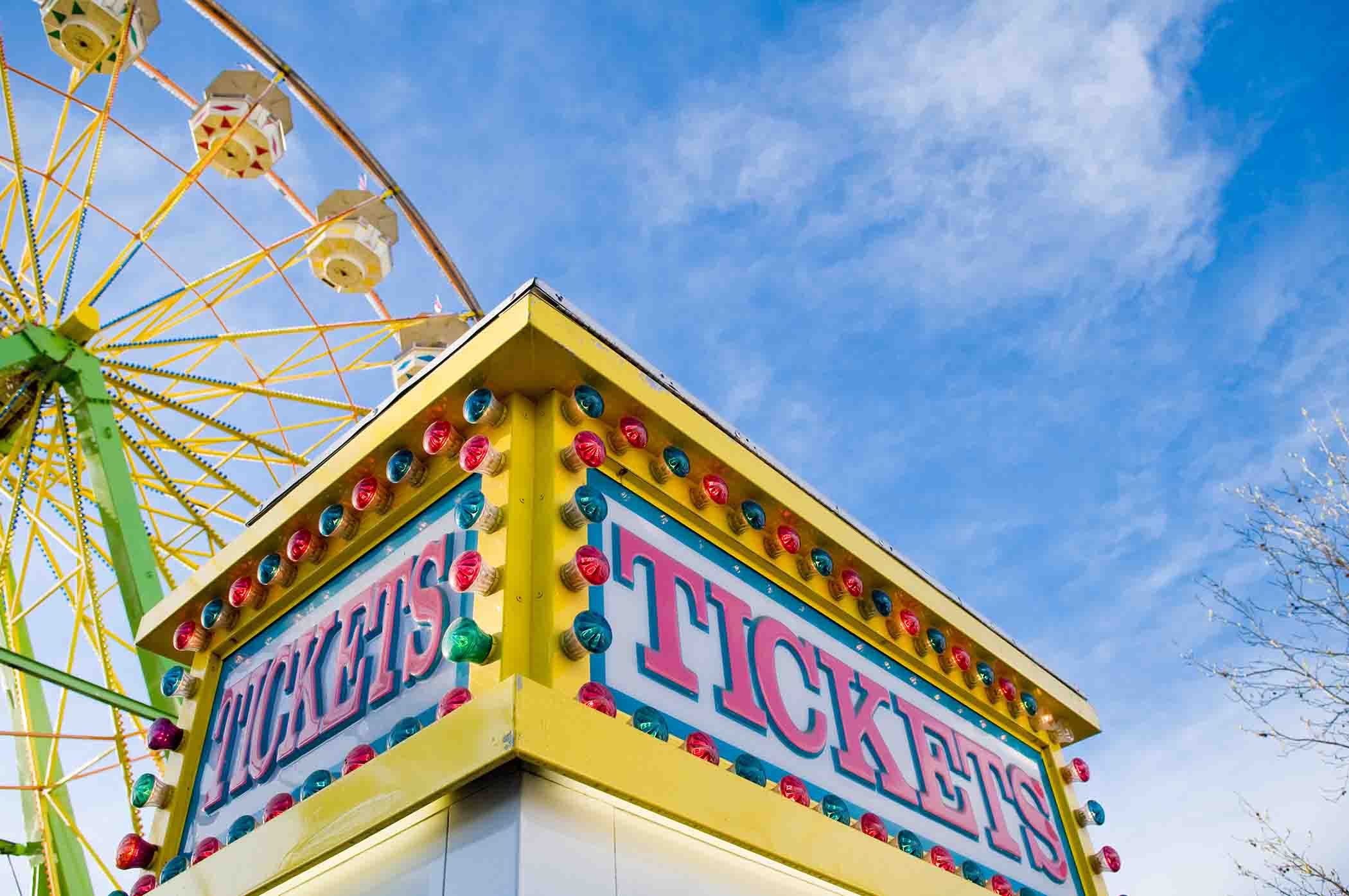 Ticket booth at the county fair