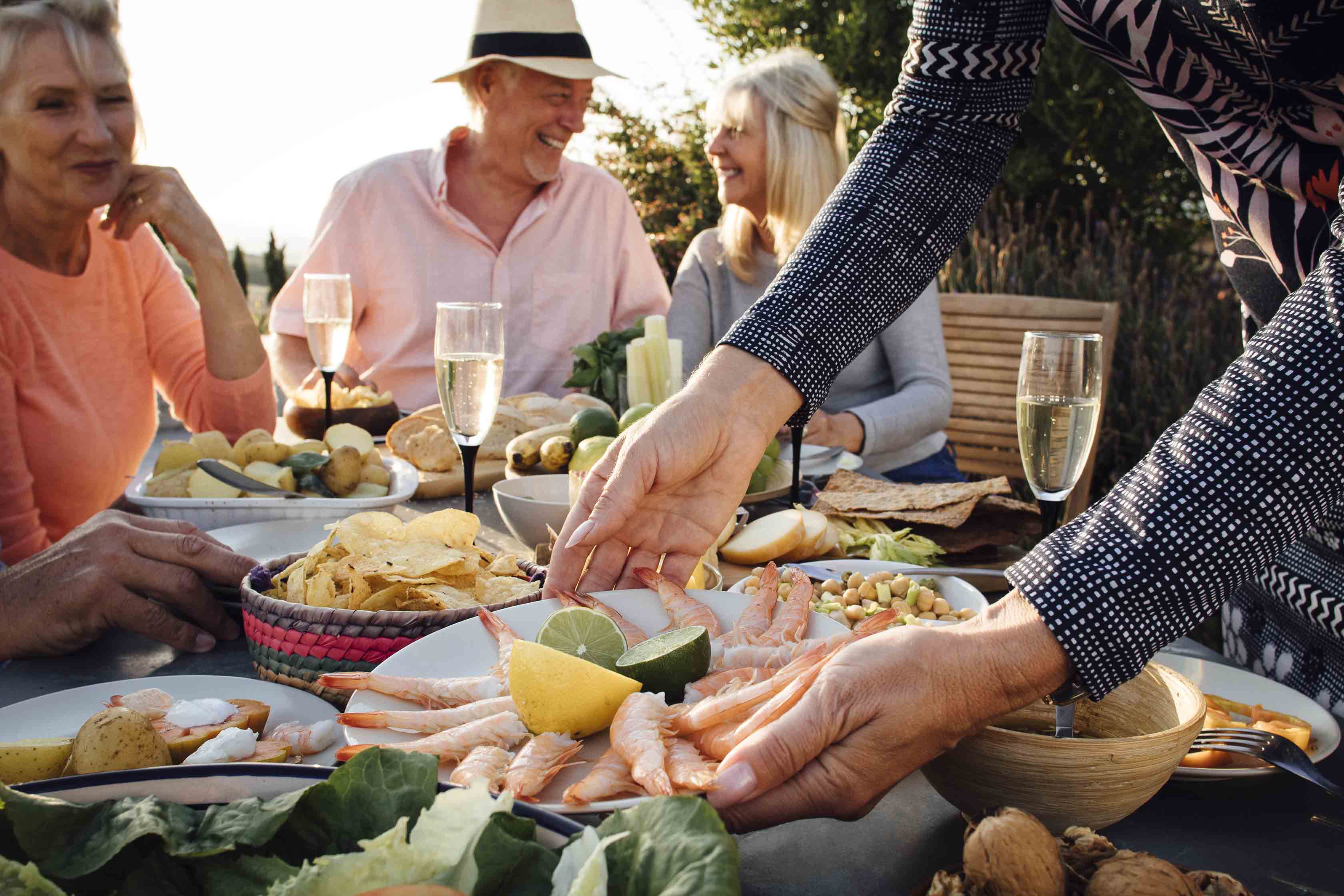 Group Dining Outside