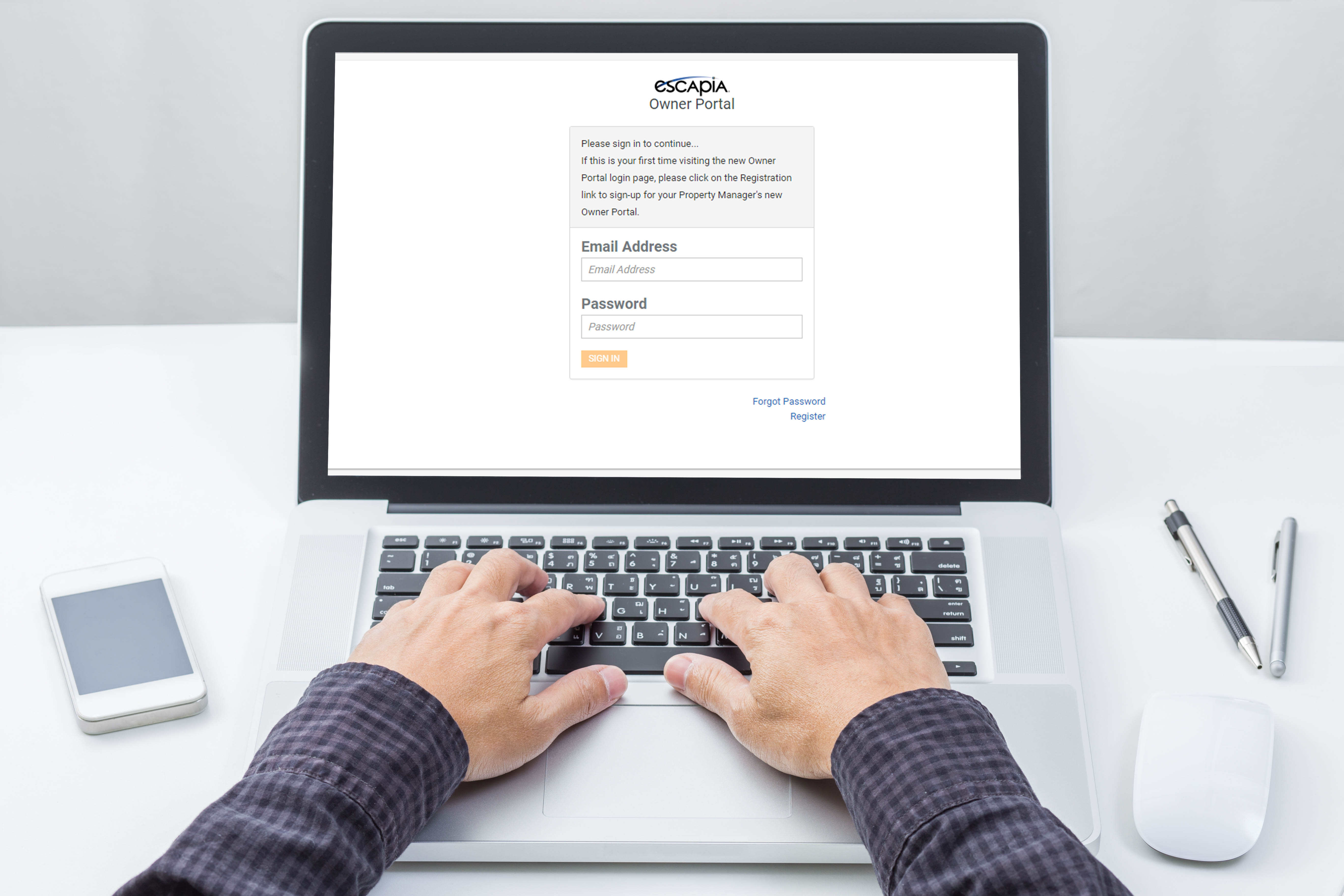 Owner Log-in